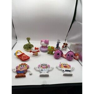 McDonald's and Wendy’s Happy Meal Toys Lot Of 12 Including Hello Kitty X TMNT
